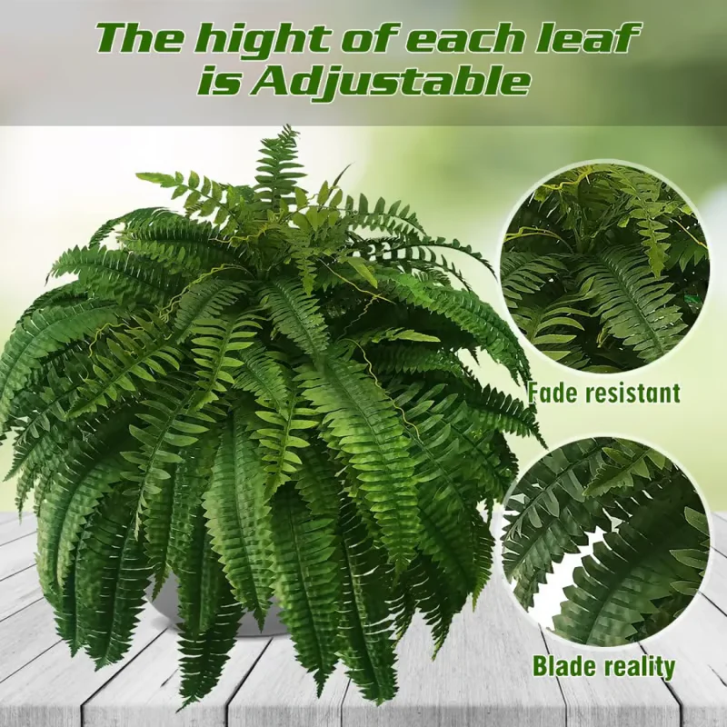 【𝐎𝐟𝐟𝐢𝐜𝐢𝐚𝐥 𝐔𝐒 𝐒𝐭𝐨𝐫𝐞】🏡🌿 𝐀𝐫𝐭𝐢𝐟𝐢𝐜𝐢𝐚𝐥 𝐁𝐨𝐬𝐭𝐨𝐧 𝐅𝐞𝐫𝐧 · 𝐔𝐕-𝐑𝐞𝐬𝐢𝐬𝐭𝐚𝐧𝐭 𝐋𝐢𝐟𝐞𝐥𝐢𝐤𝐞 𝐅𝐚𝐮𝐱 𝐏𝐥𝐚𝐧𝐭 · 🌱𝐅𝐮𝐥𝐥 & 𝐍𝐚𝐭𝐮𝐫𝐚𝐥 𝐆𝐫𝐞𝐞𝐧𝐞𝐫𝐲 𝐟𝐨𝐫 𝐈𝐧𝐝𝐨𝐨𝐫 & 𝐎𝐮𝐭𝐝𝐨𝐨𝐫 𝐃𝐞𝐜𝐨𝐫 - Image 9
