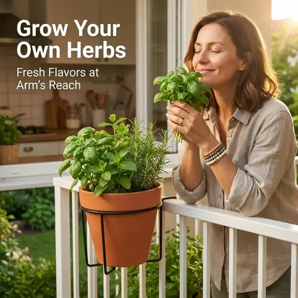 Hanging Flower Pots for Home Kitchens are Commonly Used On Balconies with Iron Hollow Hanging Leaves to Decorate The Stable Garden Green Well Hanging Flower Baskets (Champagne) - Image 11