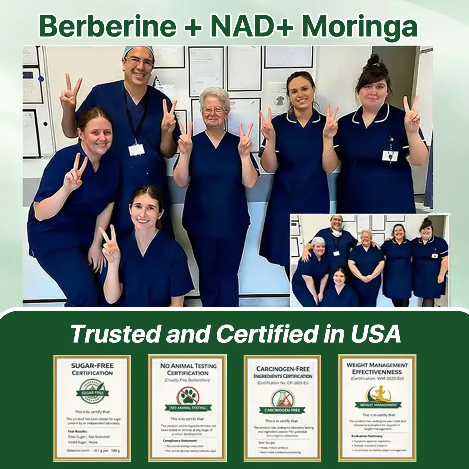 Official Store | ☀️☀️Lyyeto® Moringa Berberine + NAD+ 10-in-1 Nano Microneedle Patch(Just once a day, visible changes in 7 days) - Image 5