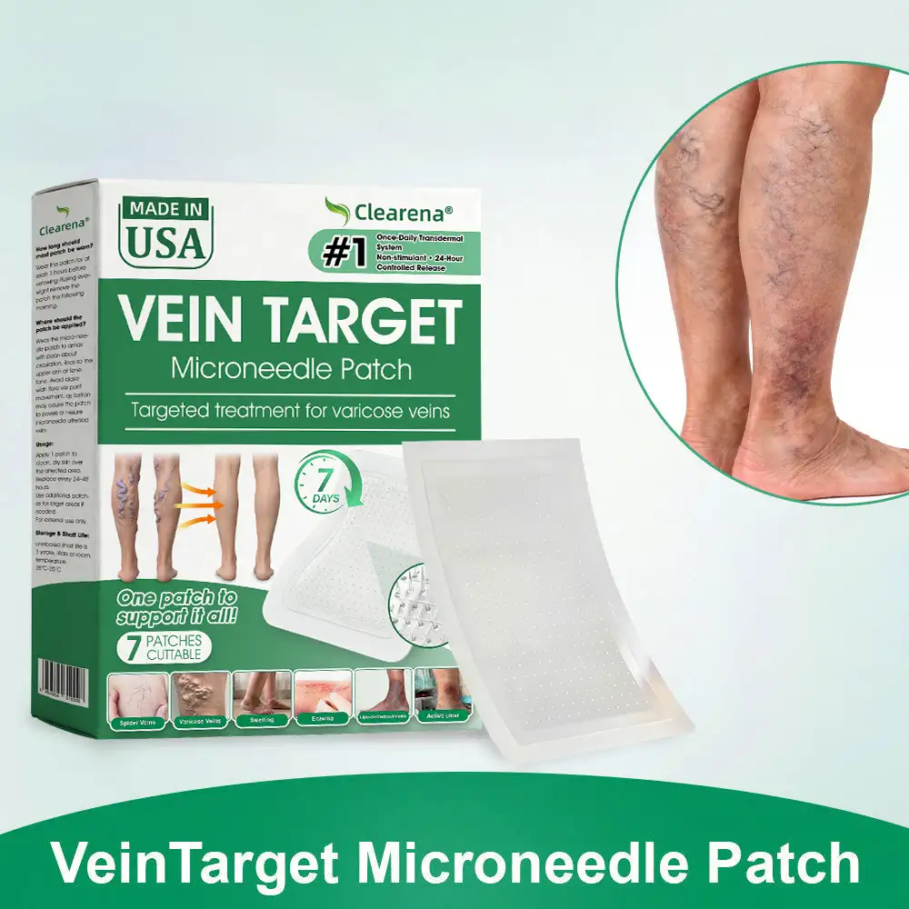 ๐ฆต๐ฆต๐ฆต๐พ๐ก๐๐๐ง๐๐ฃ๐ยฎ VeinTarget Microneedle Patch โโ Once Daily, Visible Results in 7 Days