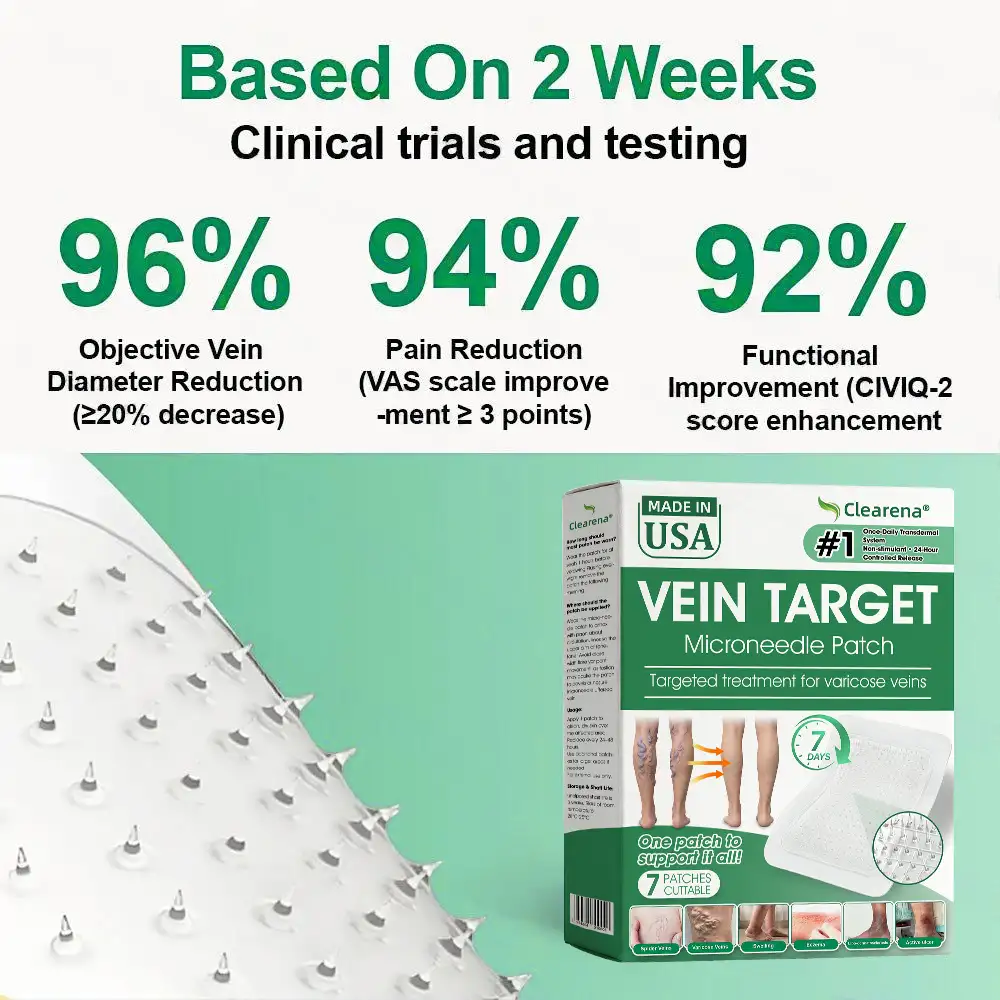 ๐ฆต๐ฆต๐ฆต๐พ๐ก๐๐๐ง๐๐ฃ๐ยฎ VeinTarget Microneedle Patch โโ Once Daily, Visible Results in 7 Days - Image 4
