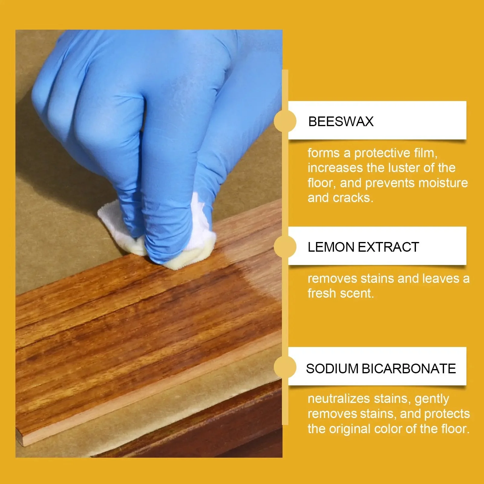 【Official Home Care】✨ WoodGlow Pro · 3-in-1 Natural Beeswax Revitalizer · Instant Scratch Repair & Anti-Dust Shield for All Wood Surfaces — Non-Greasy Botanical Formula, Long-Lasting Shine & Protection in Seconds! - Image 3