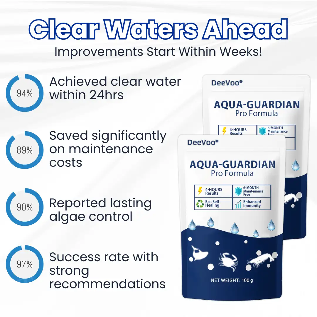 ✨ From Green to Clean Overnight! |⏱️ Crystal Clear in 24 Hours! | DeeVoo® Aqua-Guardian Pro Formula - Image 3